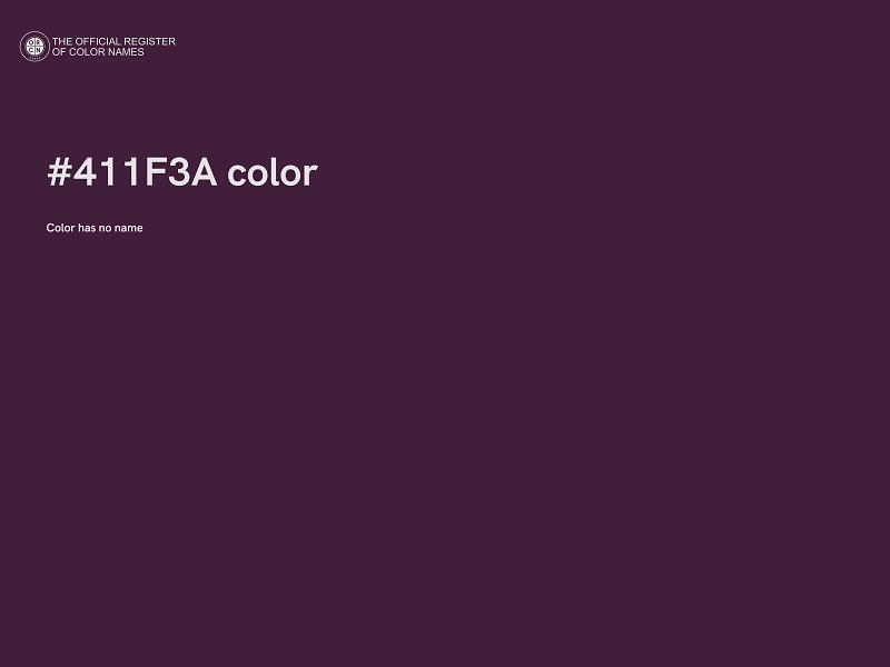 #411F3A color image