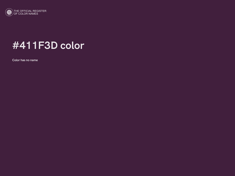 #411F3D color image