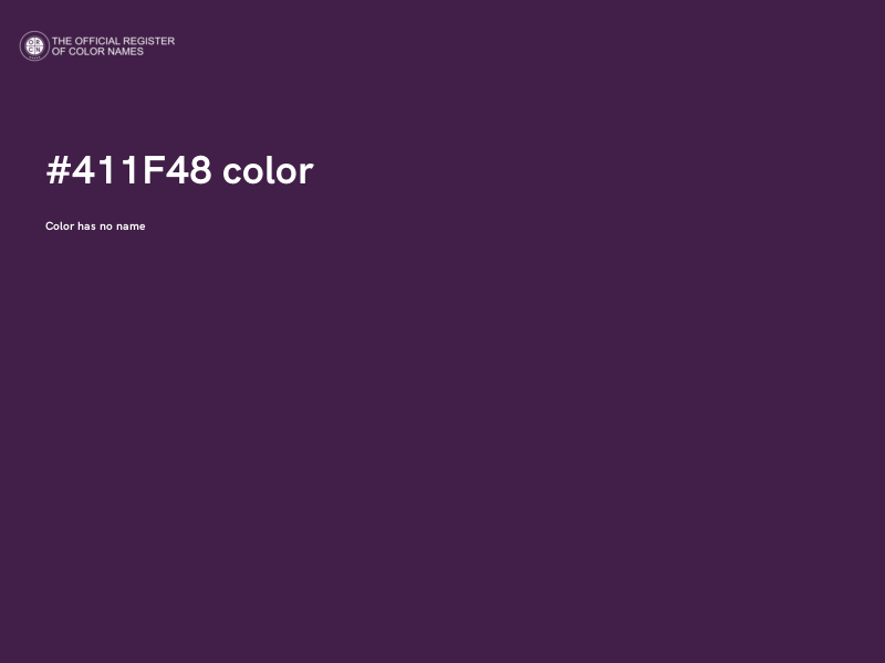 #411F48 color image