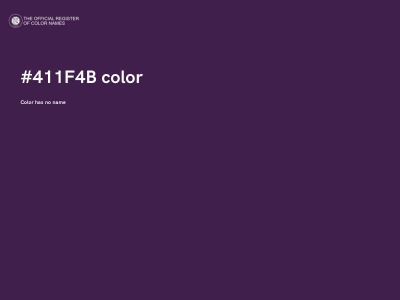 #411F4B color image