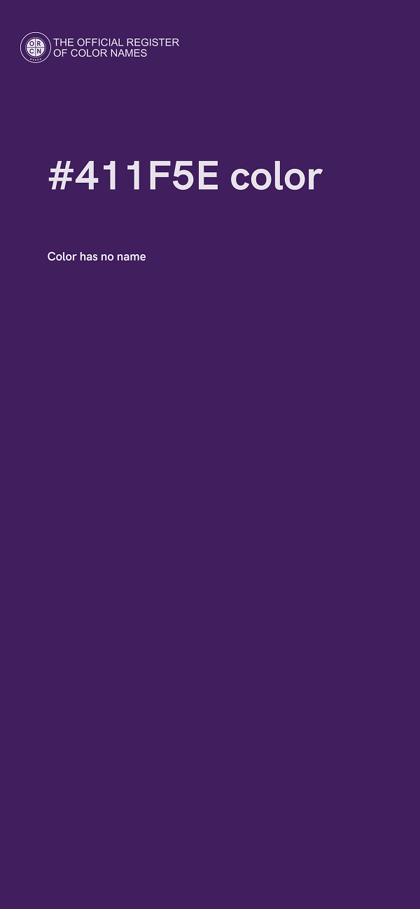 #411F5E color image