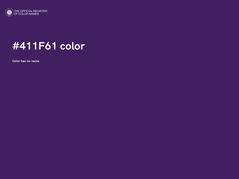 #411F61 color image