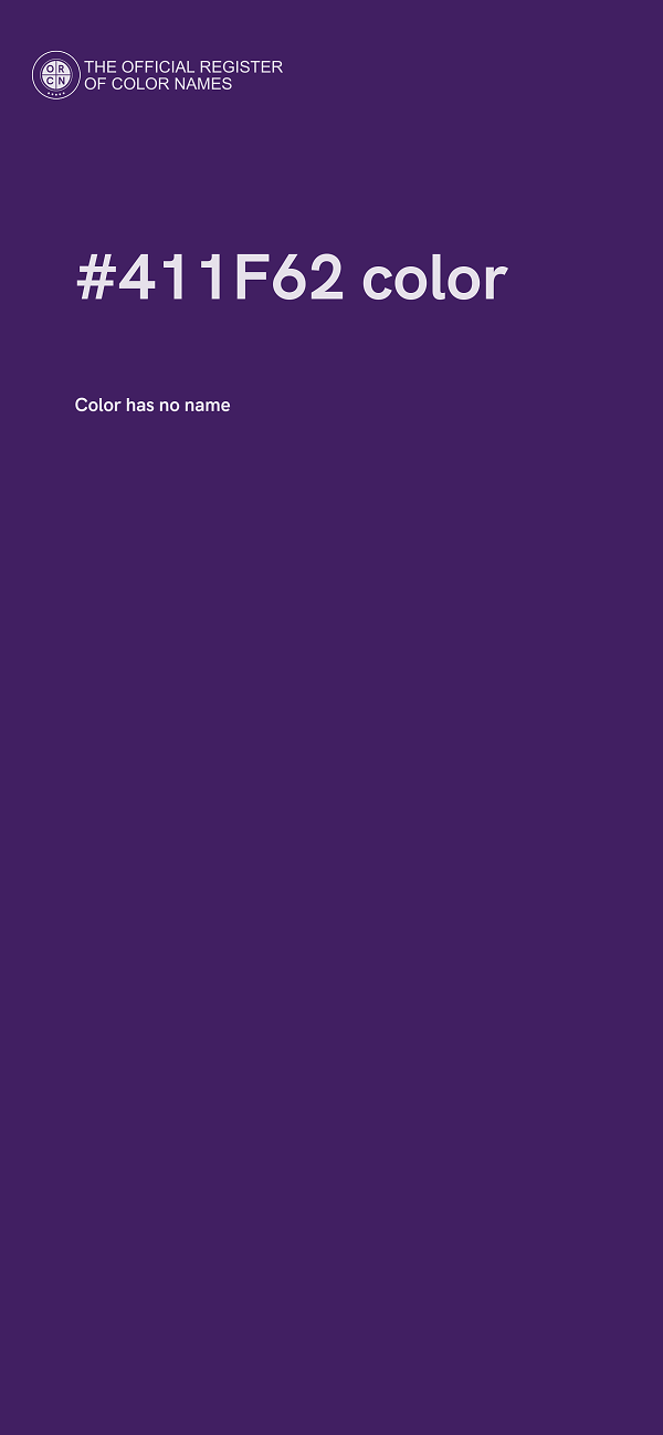 #411F62 color image