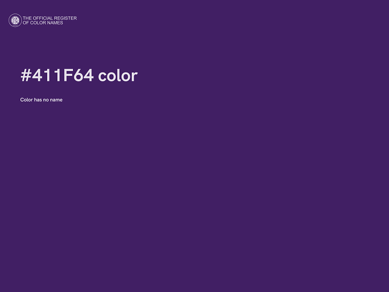 #411F64 color image