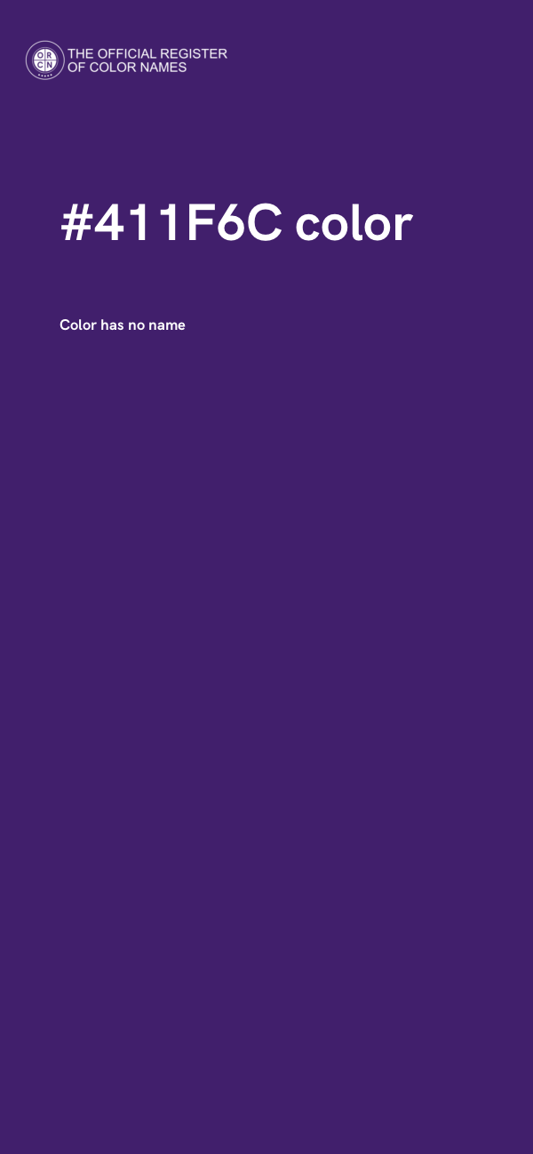 #411F6C color image