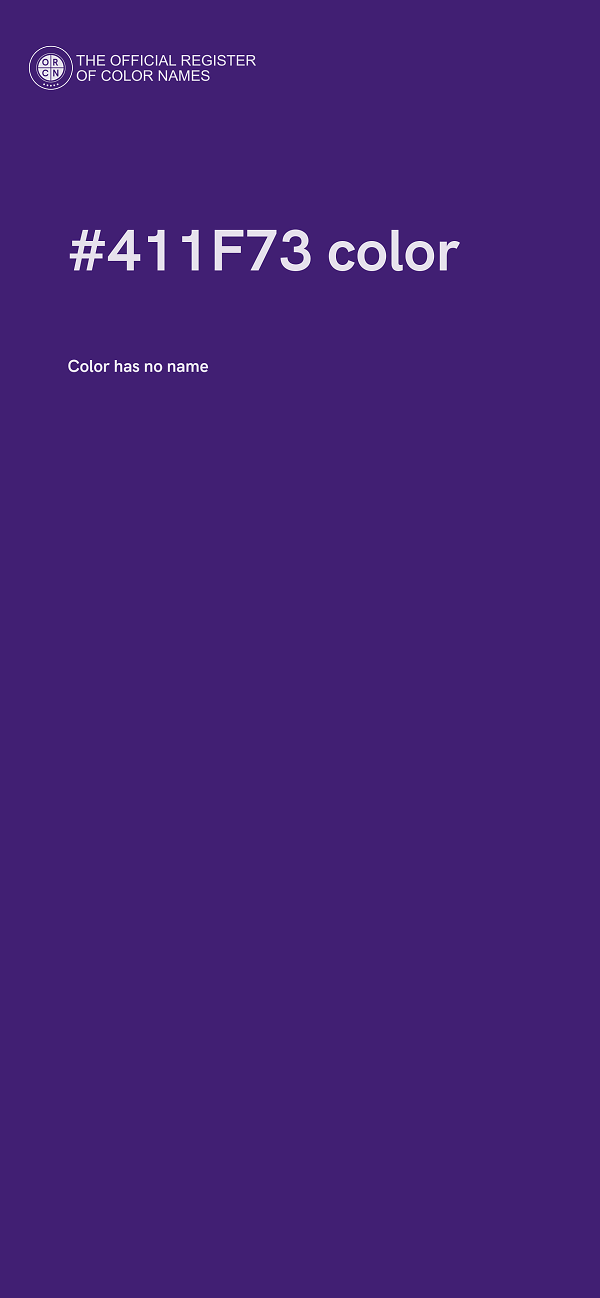 #411F73 color image