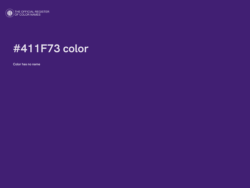 #411F73 color image