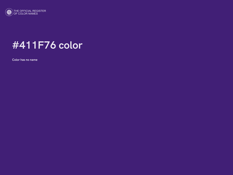 #411F76 color image