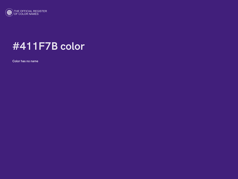 #411F7B color image