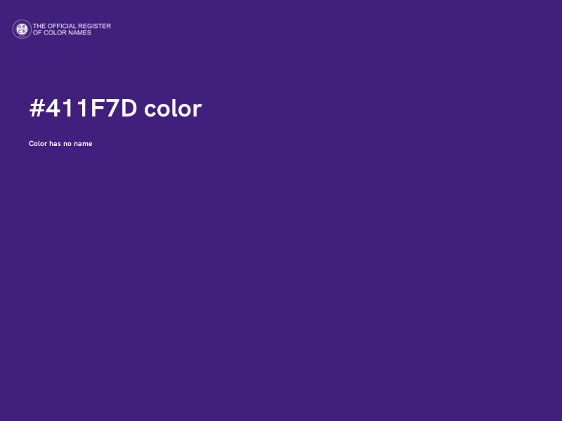 #411F7D color image