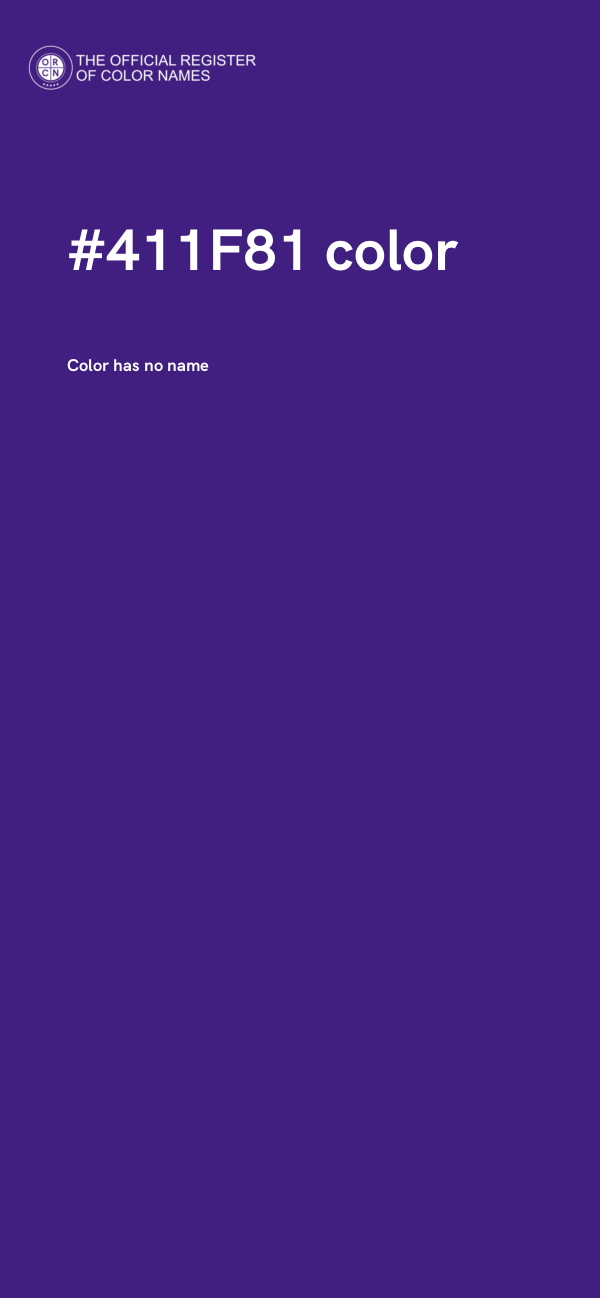 #411F81 color image