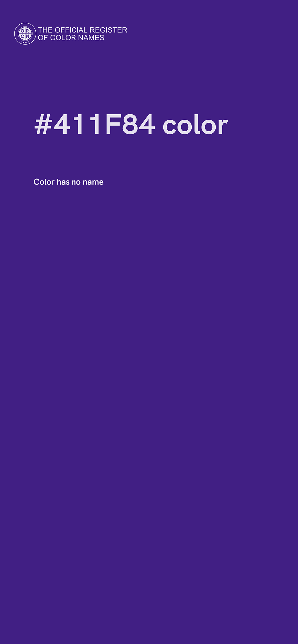 #411F84 color image