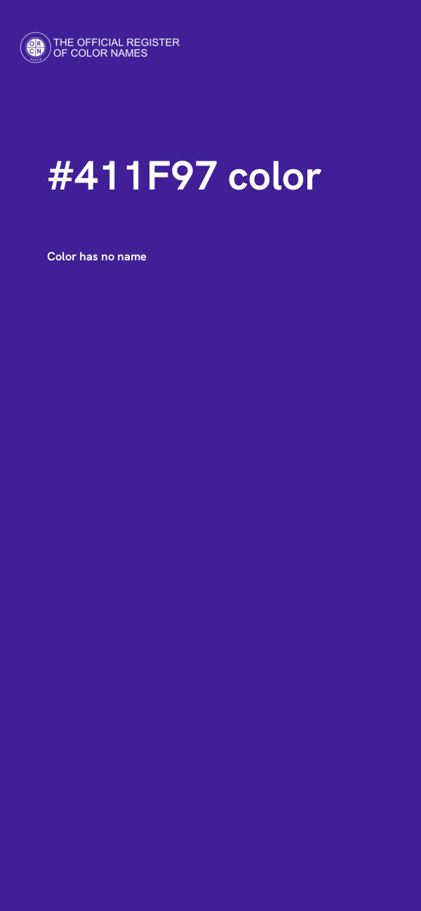 #411F97 color image