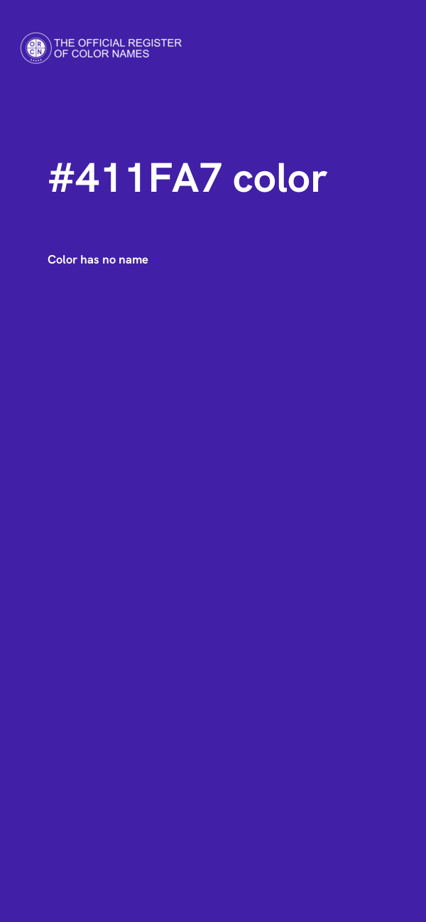 #411FA7 color image