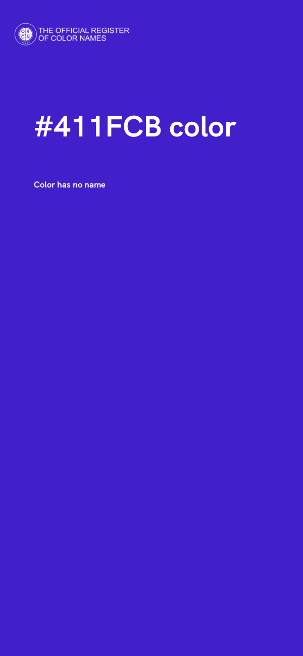 #411FCB color image