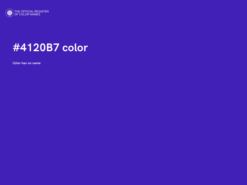 #4120B7 color image