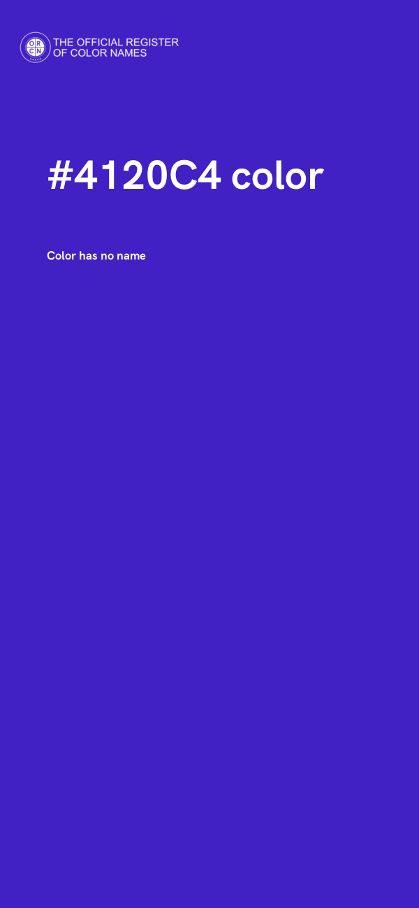 #4120C4 color image