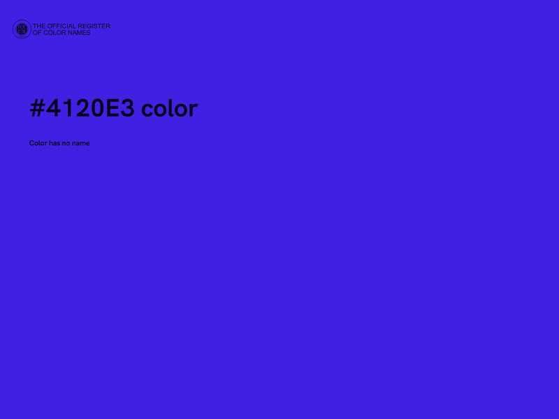 #4120E3 color image