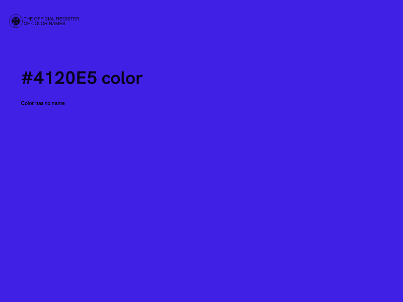 #4120E5 color image