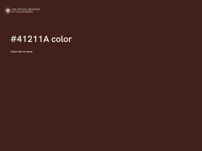 #41211A color image