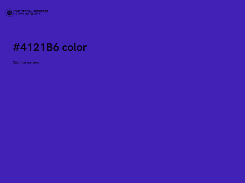#4121B6 color image