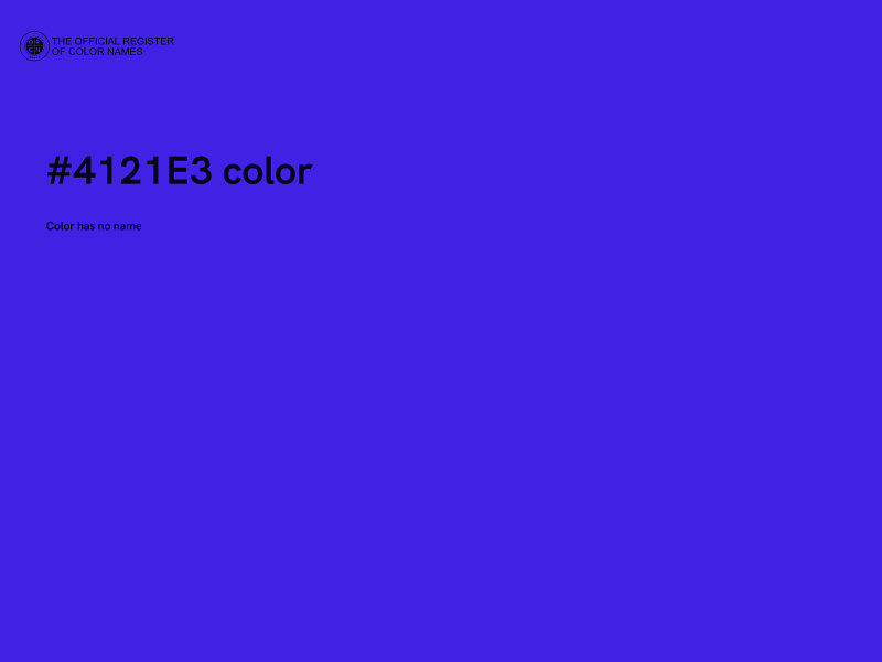 #4121E3 color image