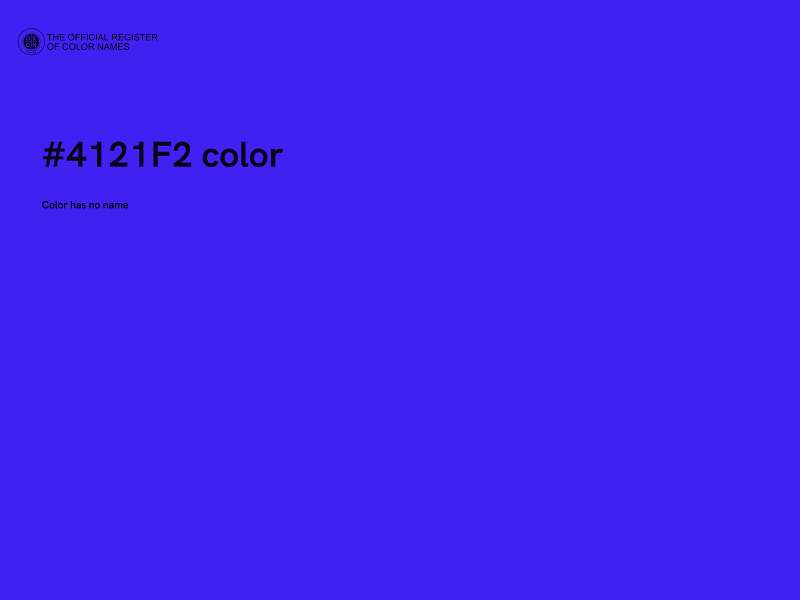 #4121F2 color image