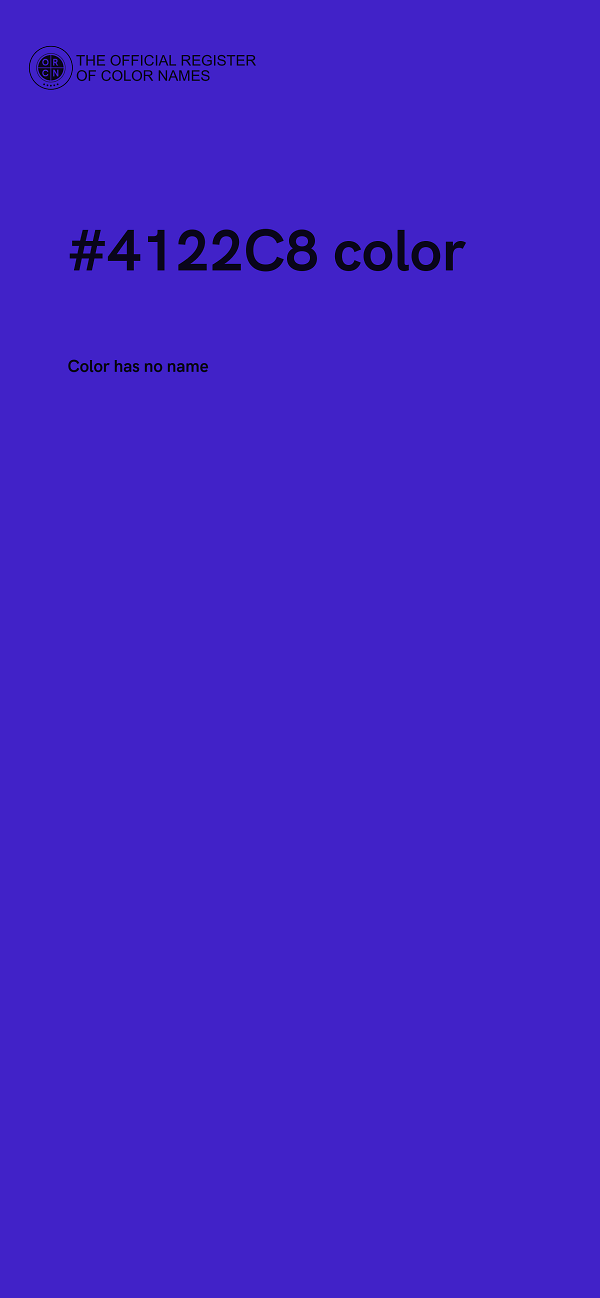 #4122C8 color image