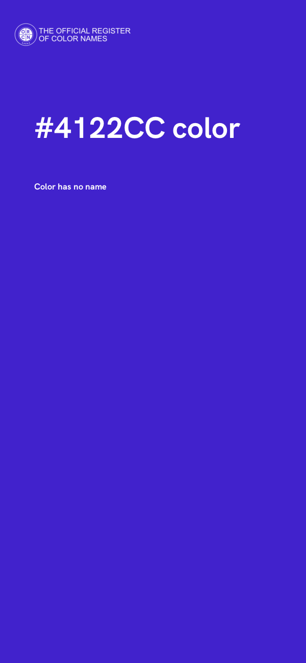 #4122CC color image