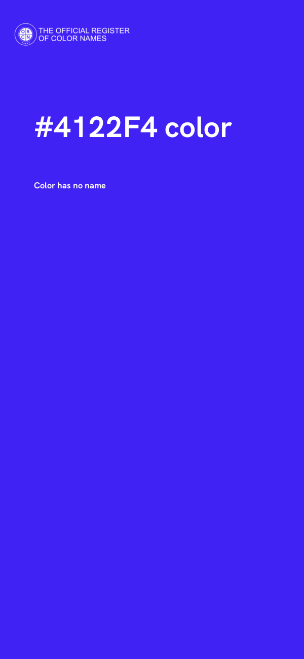 #4122F4 color image