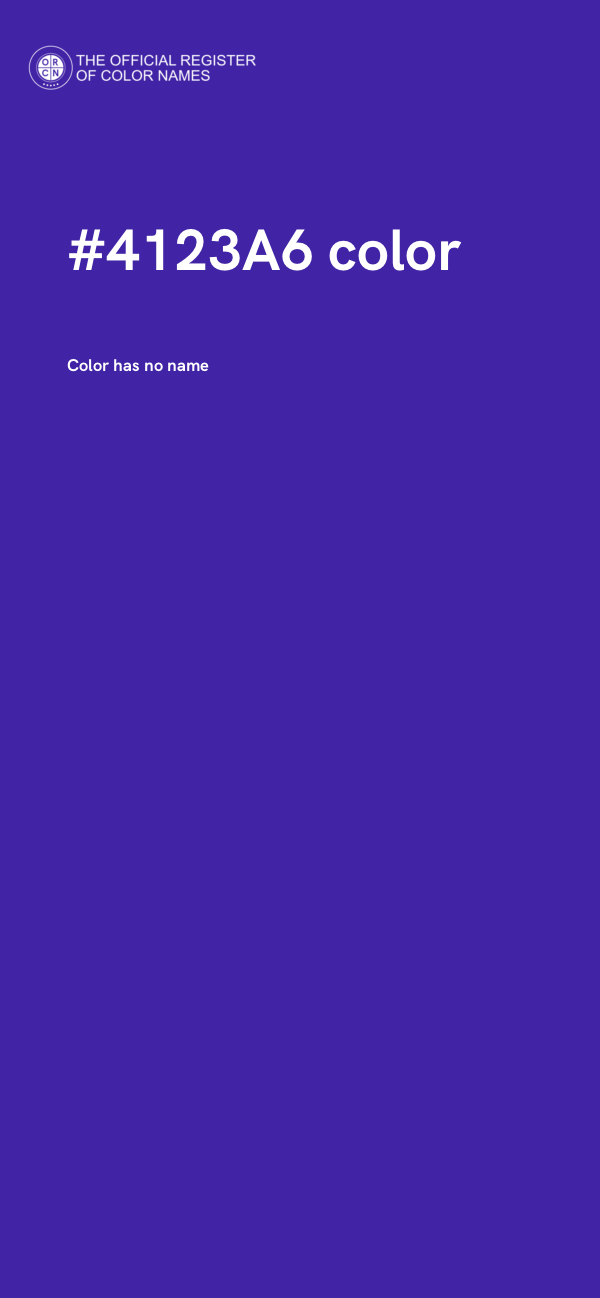 #4123A6 color image
