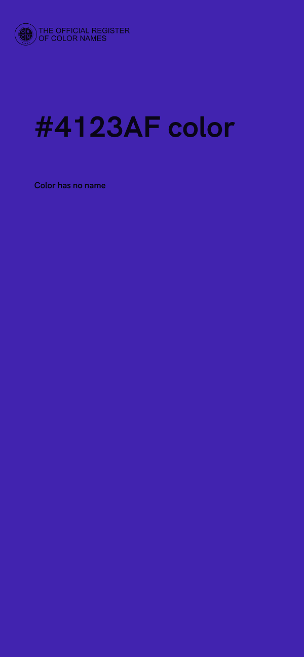 #4123AF color image