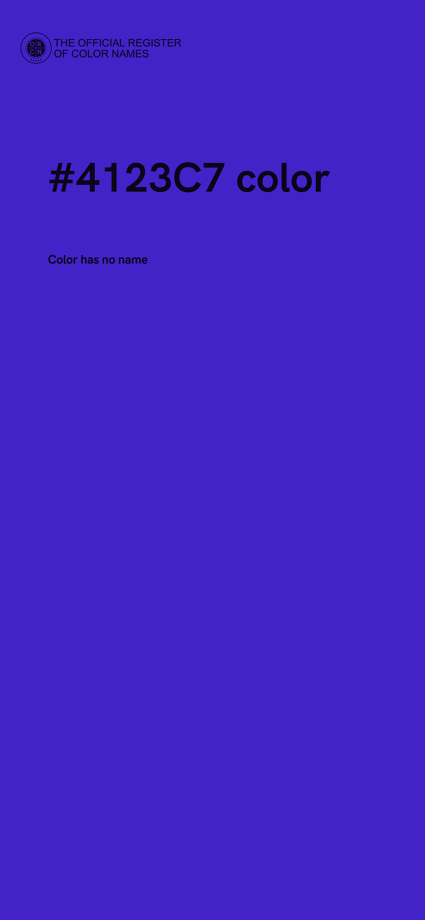 #4123C7 color image