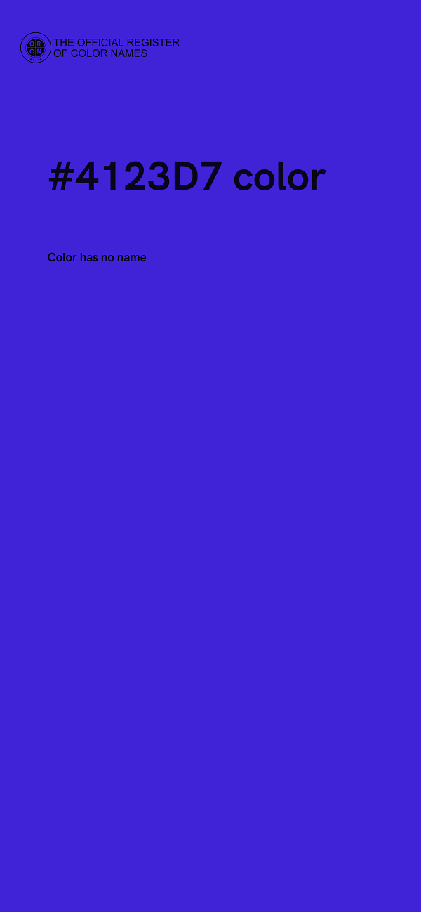 #4123D7 color image