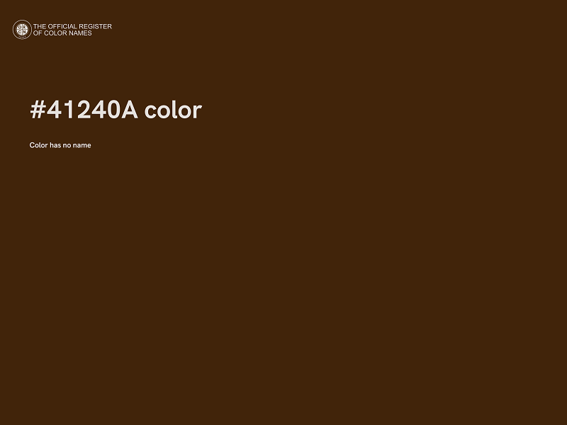 #41240A color image