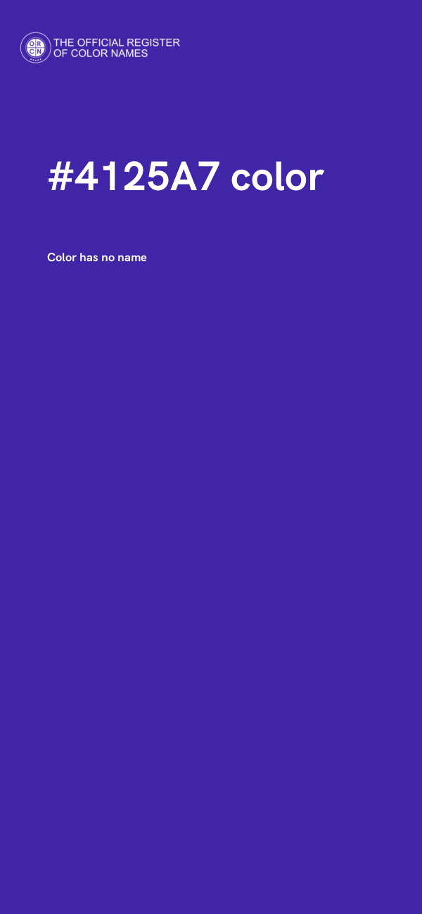 #4125A7 color image