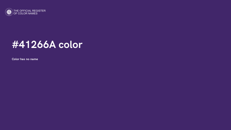 #41266A color image