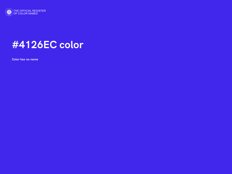 #4126EC color image
