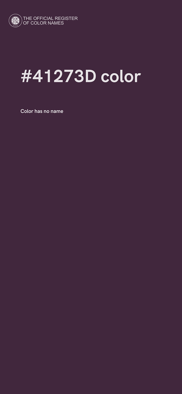 #41273D color image