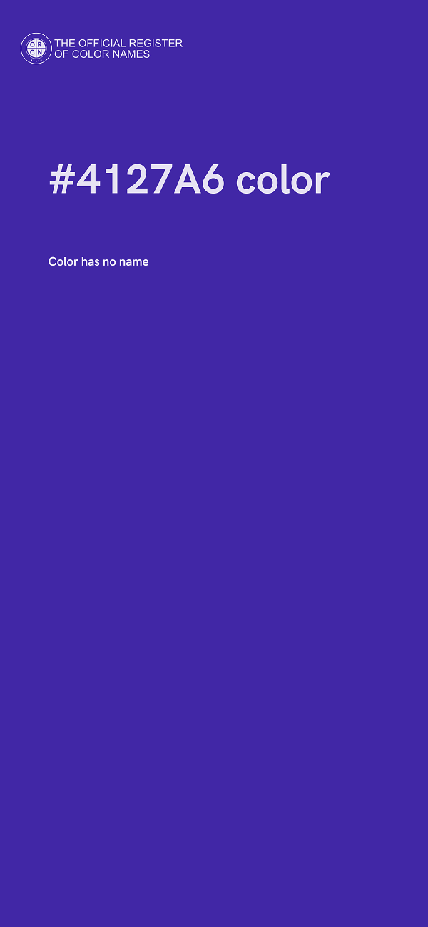 #4127A6 color image