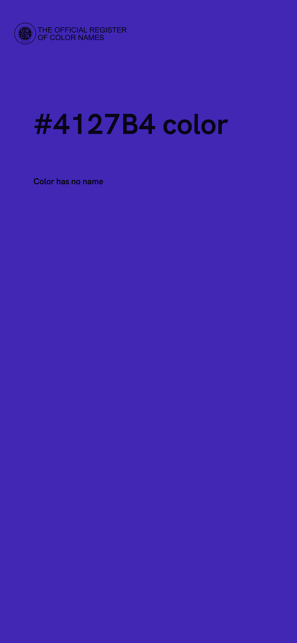 #4127B4 color image