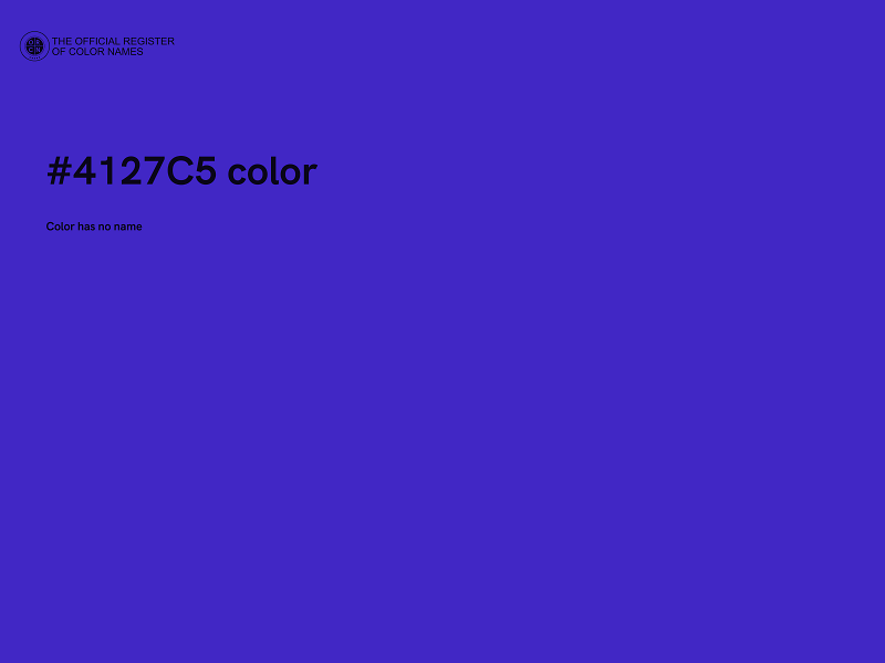 #4127C5 color image