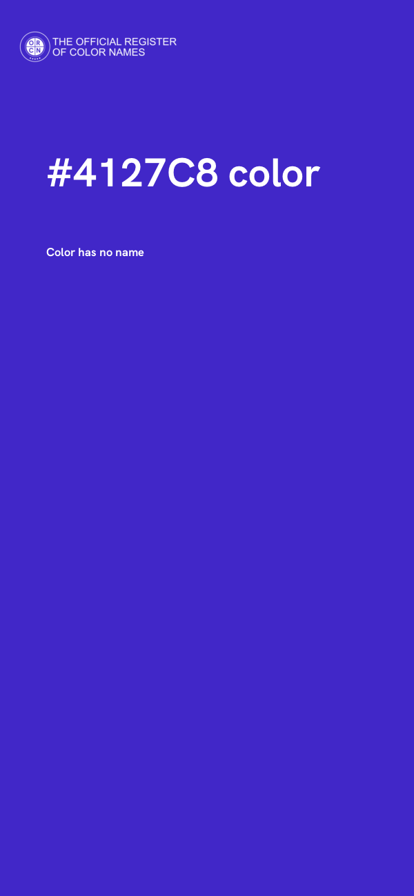 #4127C8 color image