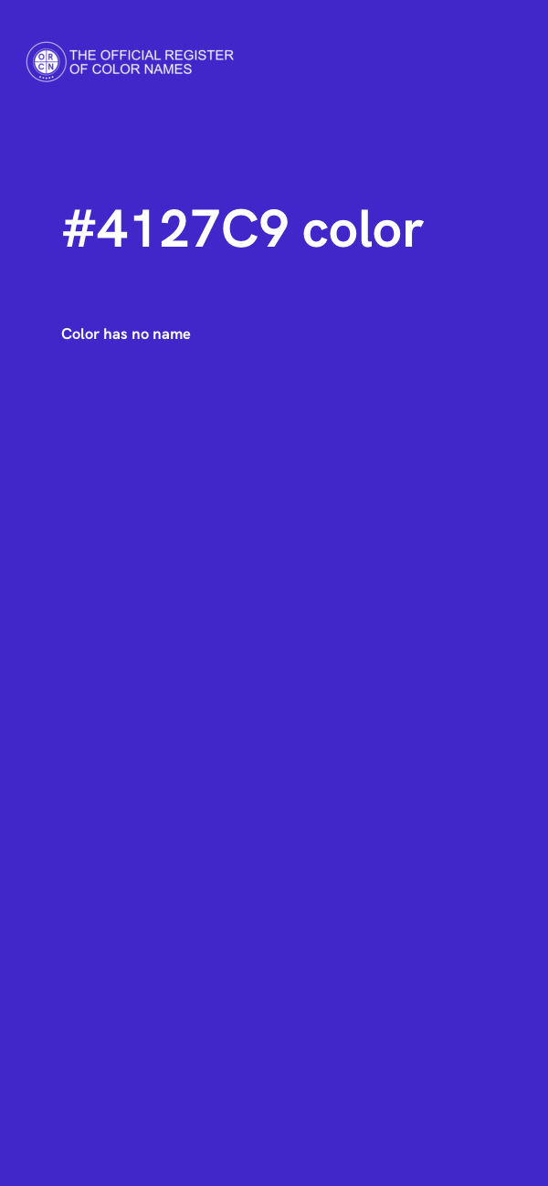 #4127C9 color image