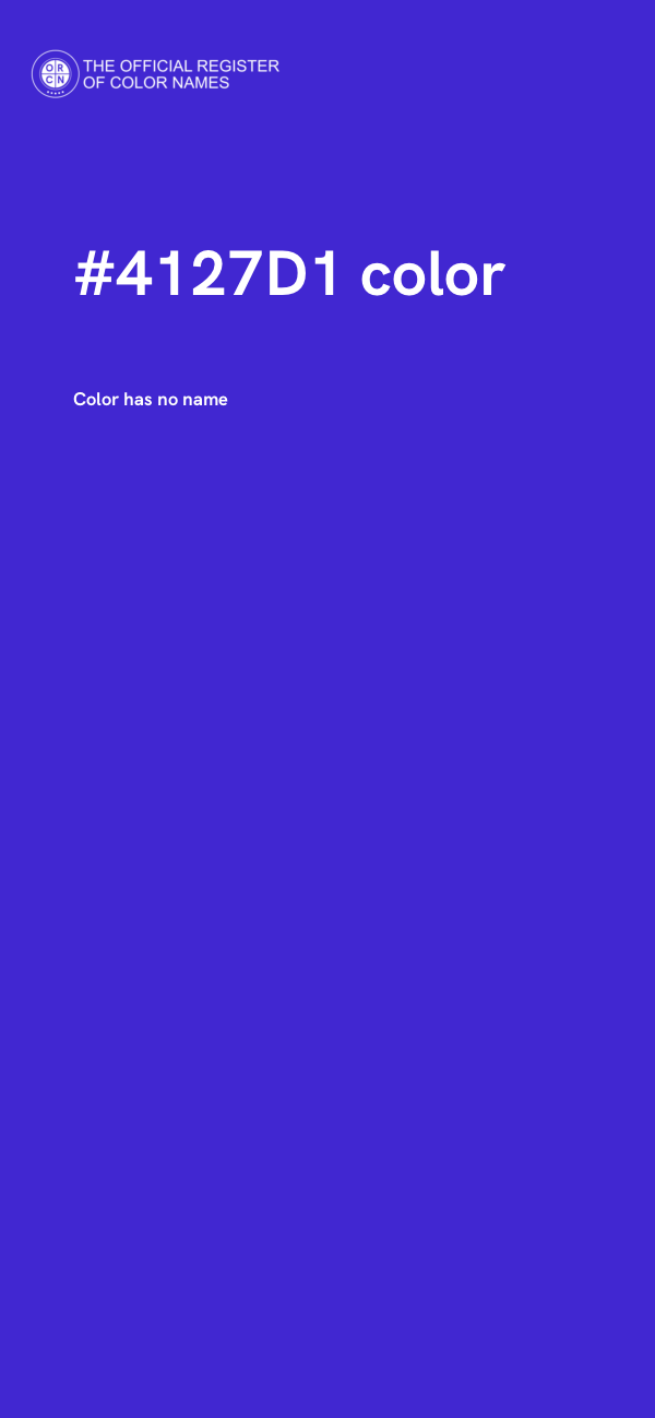 #4127D1 color image