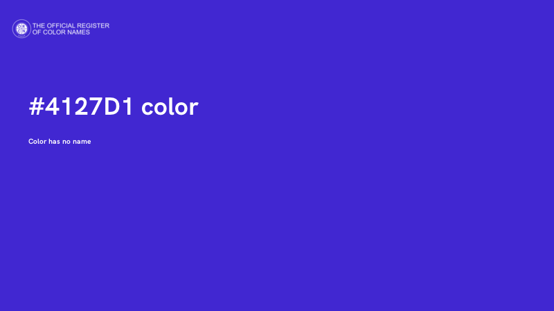 #4127D1 color image