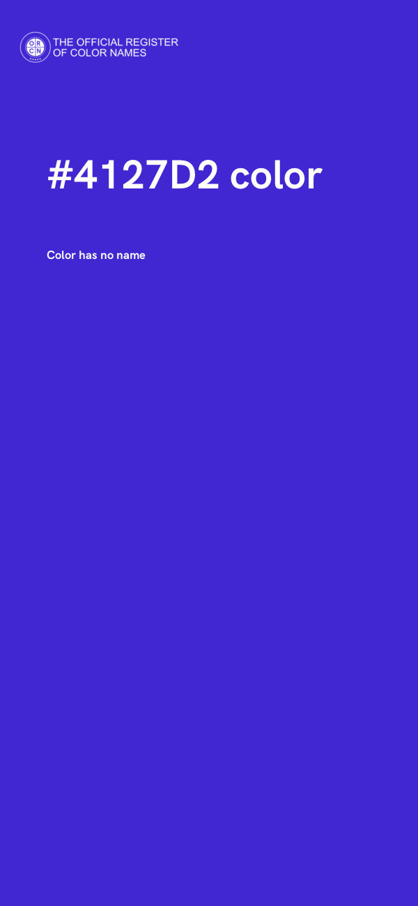 #4127D2 color image