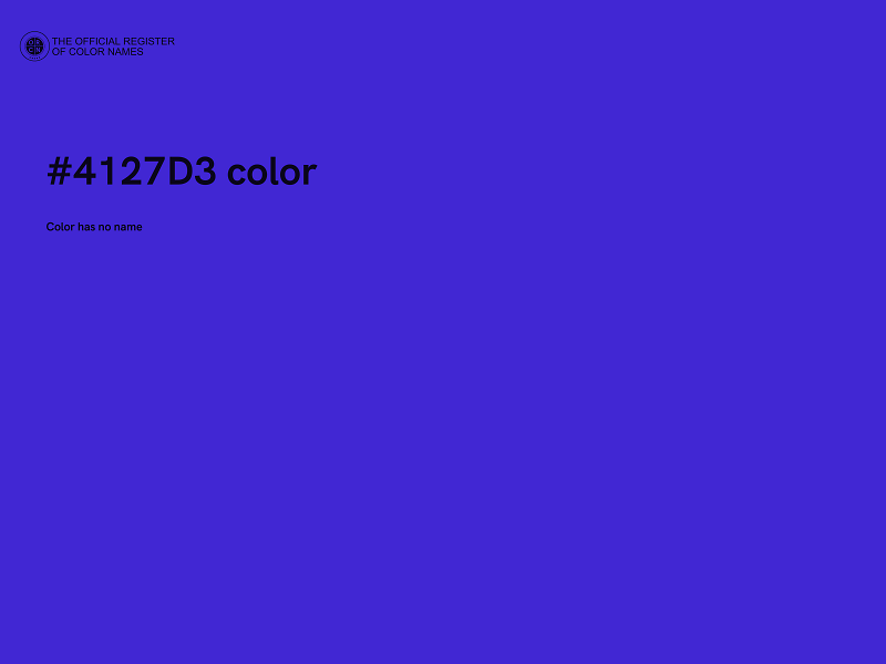 #4127D3 color image