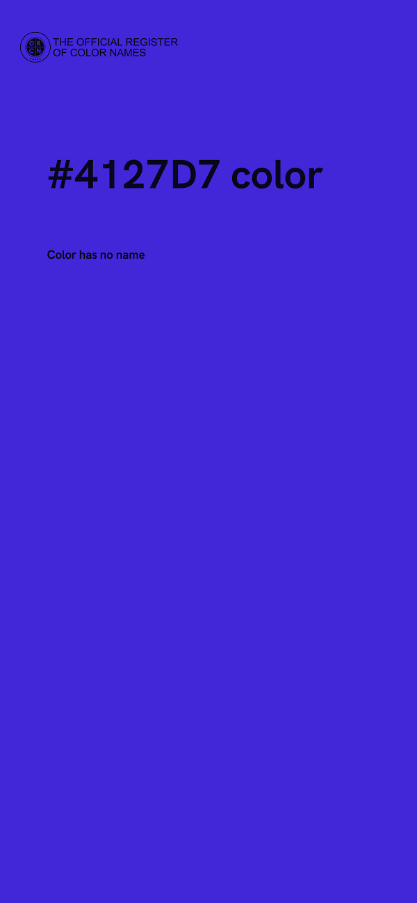 #4127D7 color image