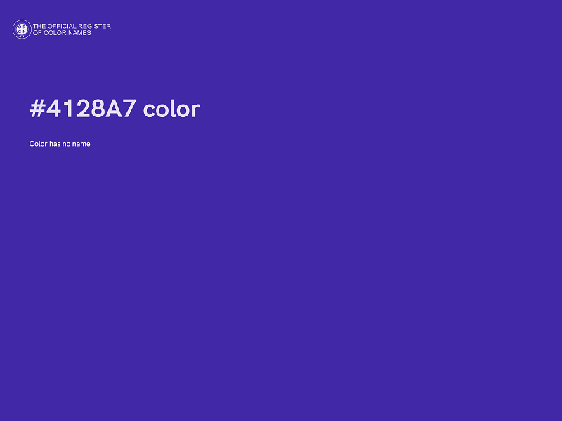 #4128A7 color image